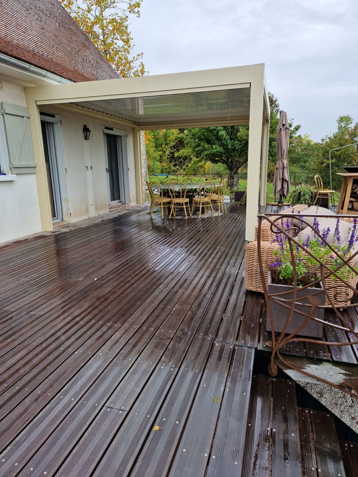 Création d'une pergola dans l'Yonne